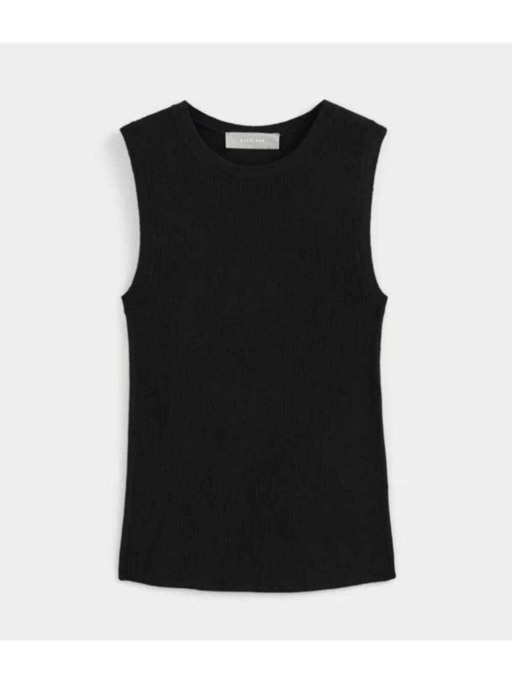 Everlane The Tank in Ultrasoft Merino Black Size XS NWT